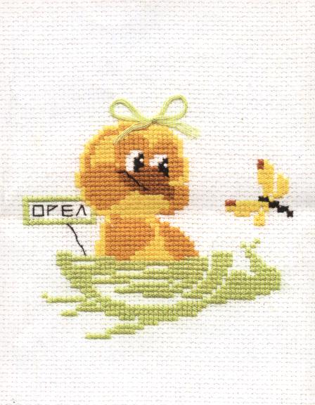 Орел от Риолис. Вышивка крестом