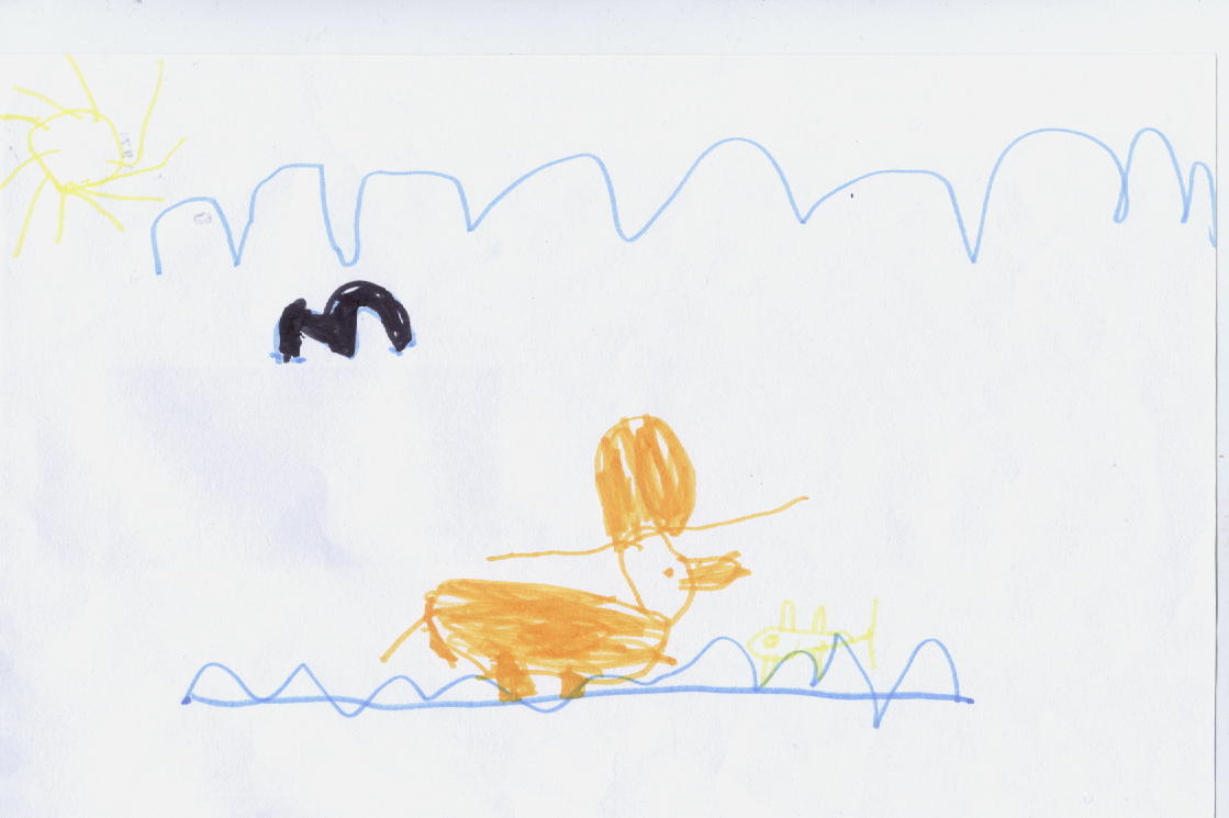 Дональд Дак. Рисунки Артёма 