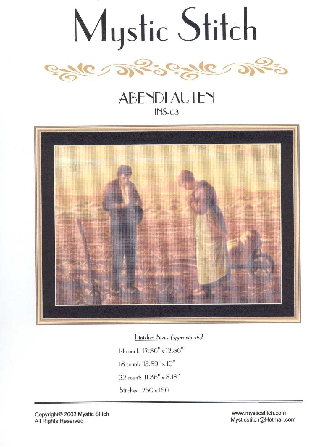 Abendlauten. Mystic stitch (i have)