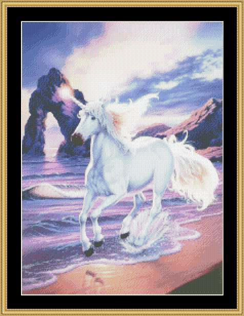 Beach Unicorns. Mystic stitch (i have)