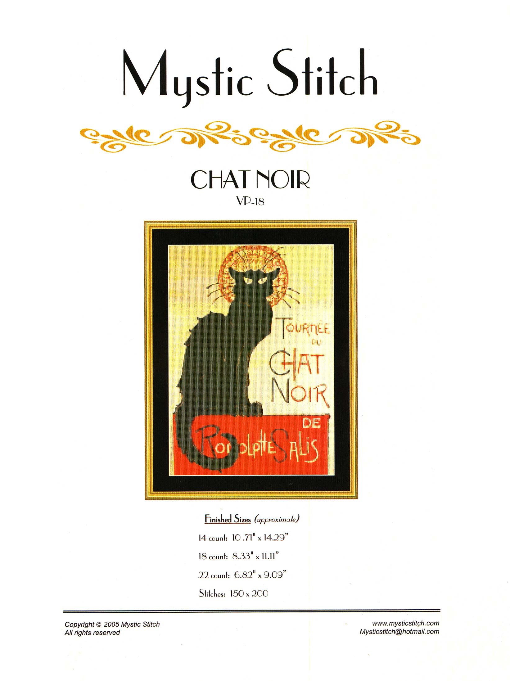 Chat Noir. Mystic stitch (i have)