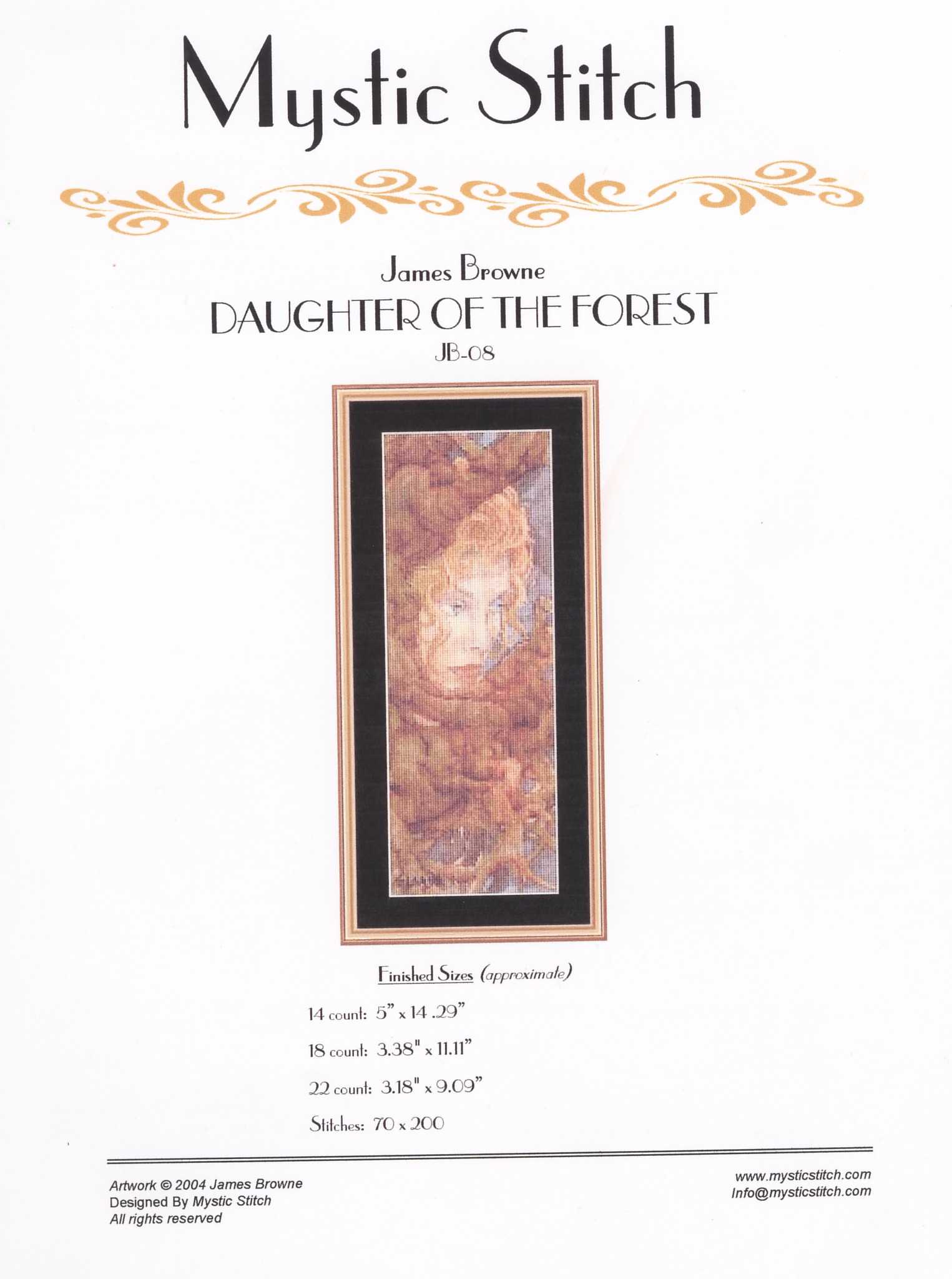 daughter of the forest. Mystic stitch (i have)