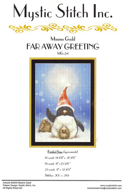 Far Away greeting. Mystic stitch (i have)