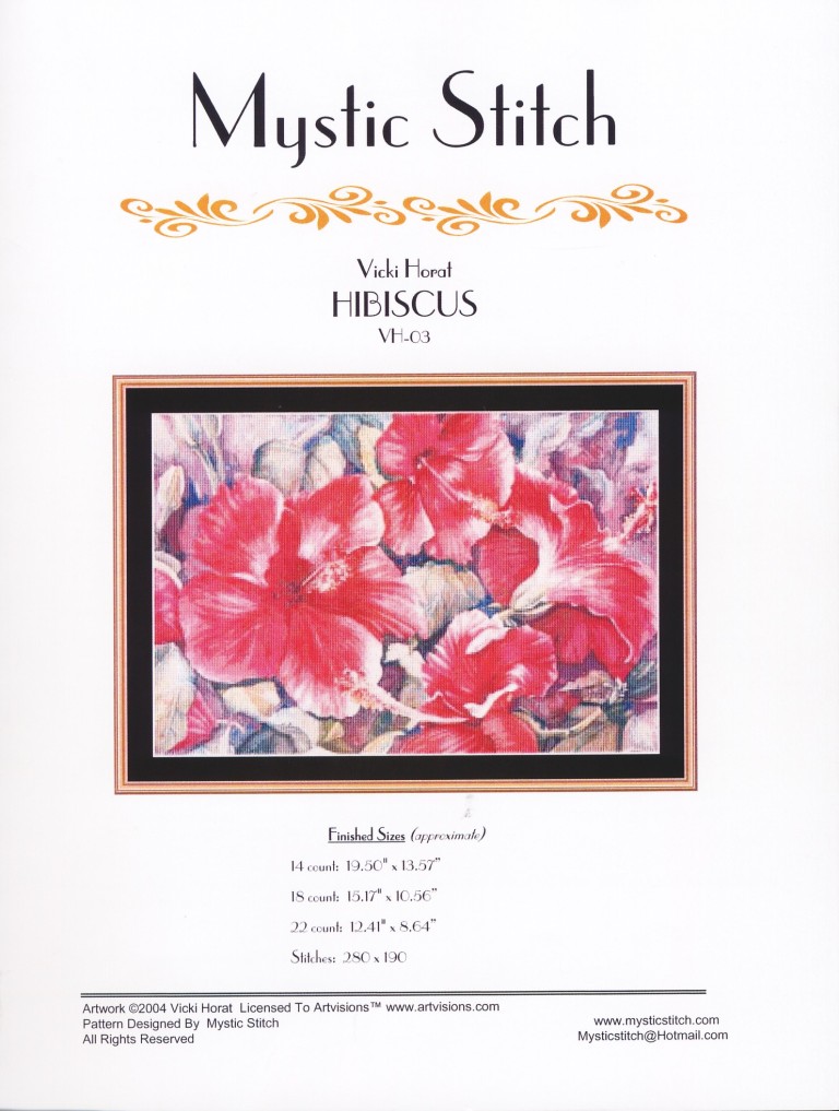 hibiscus. Mystic stitch (i have)