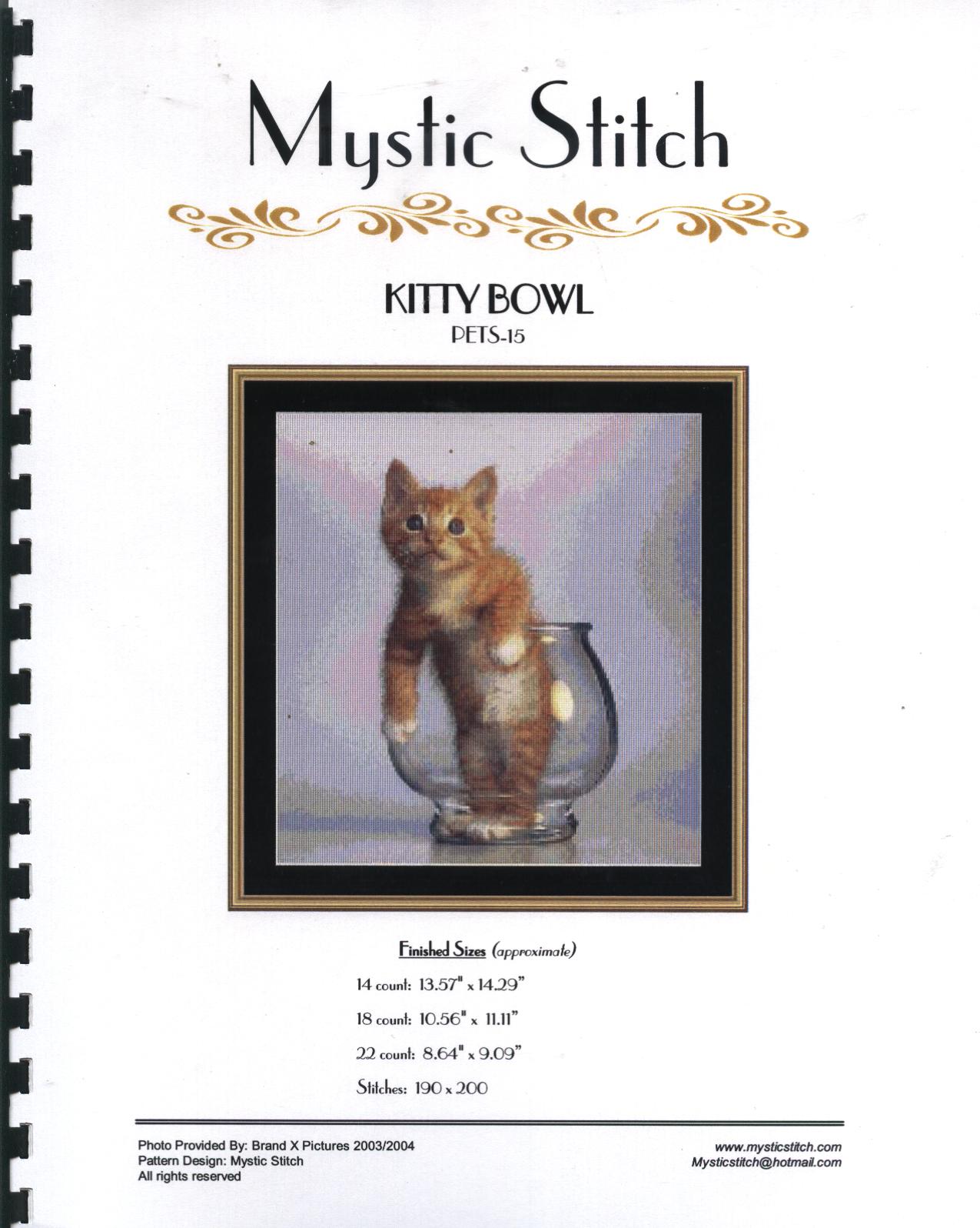 kitty bowl. Mystic stitch (i have)