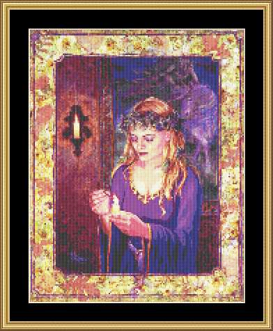 leaves at summer. Mystic stitch (i have)