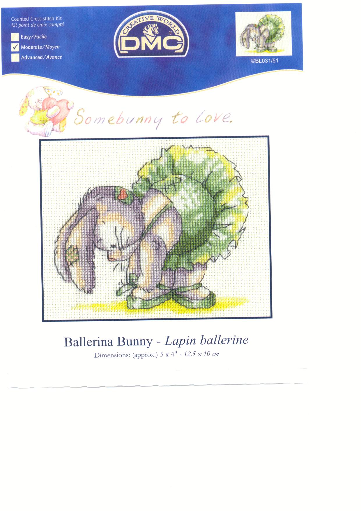 ballerina. Some Bunny to Love Collection by DMC