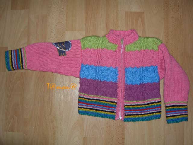 Модная кофтень :). Детские вещички