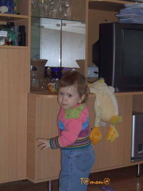 На модели. Детские вещички