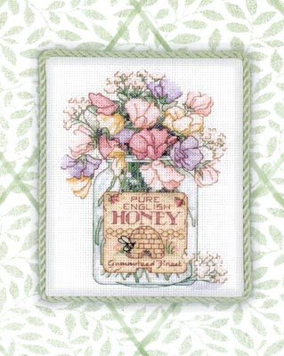 35100 Dimensions_-_Honey Jar Floral. Dimensions petites