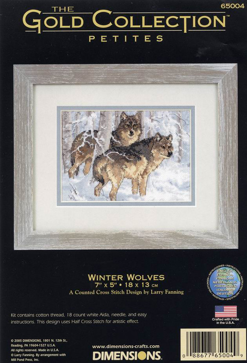 65004 Dimensions_-_Winter wolves. Dimensions petites