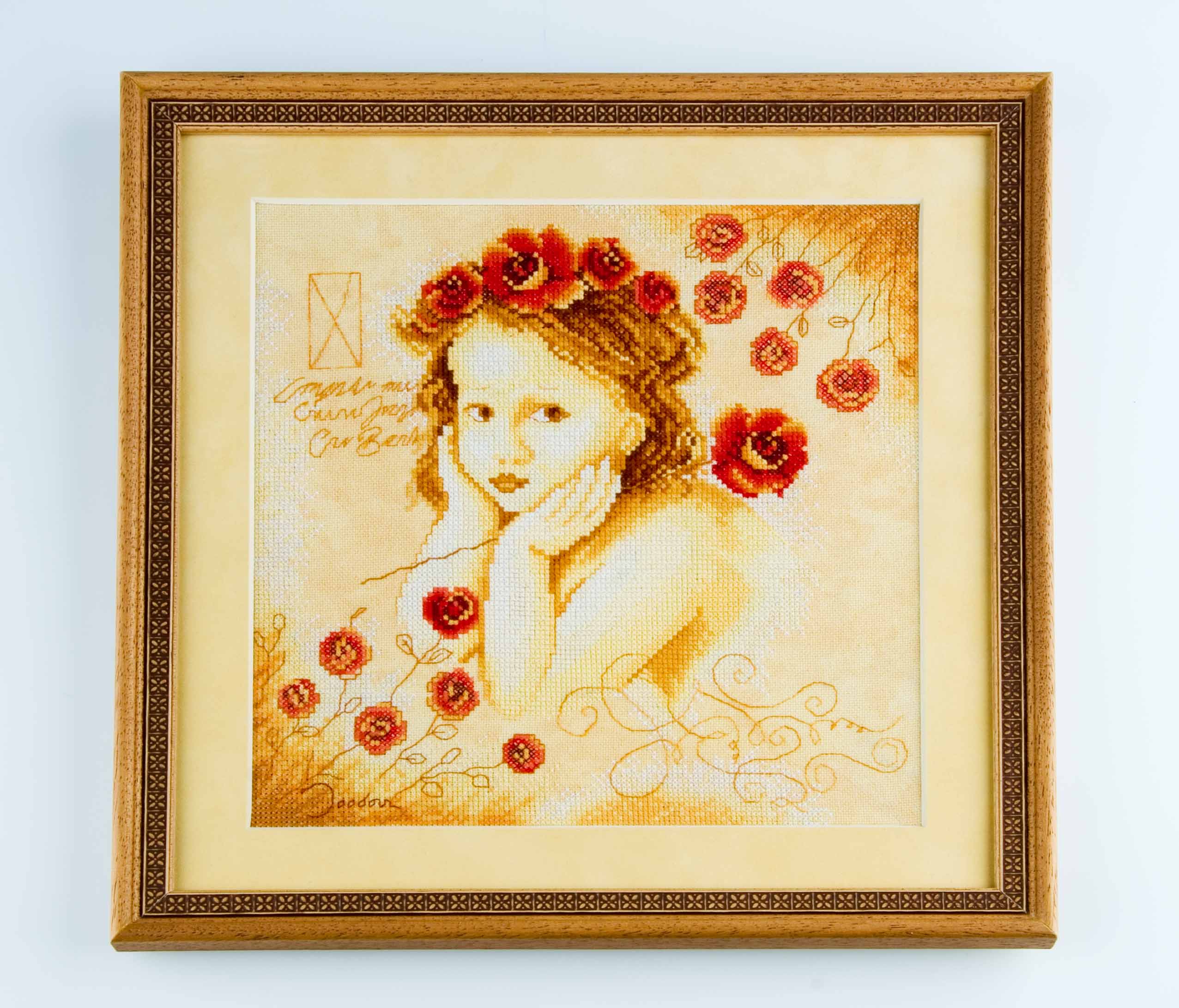 Первая работа моей подруги. 