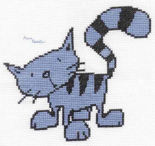 Kołderka nr 215. Haft krzyżykowy