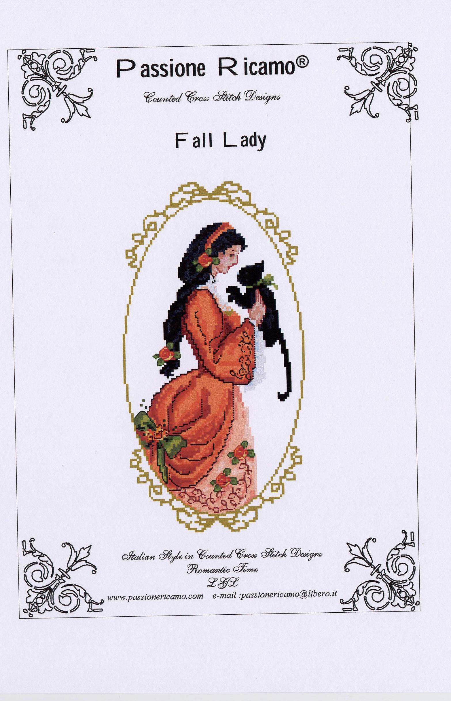 fall lady. Passione ricamo (i have)