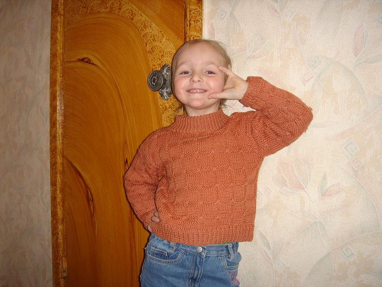 Джемпер.. Моё вязание