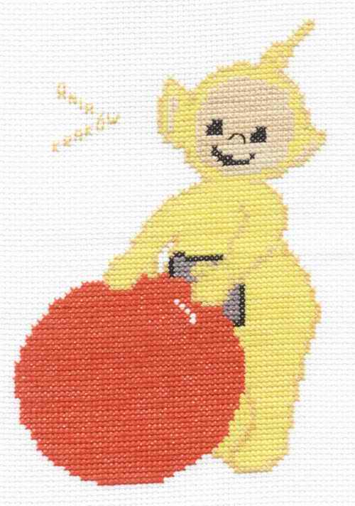 Kołderka nr 218. Haft krzyżykowy