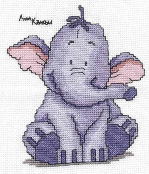 Kołderka nr 216. Haft krzyżykowy