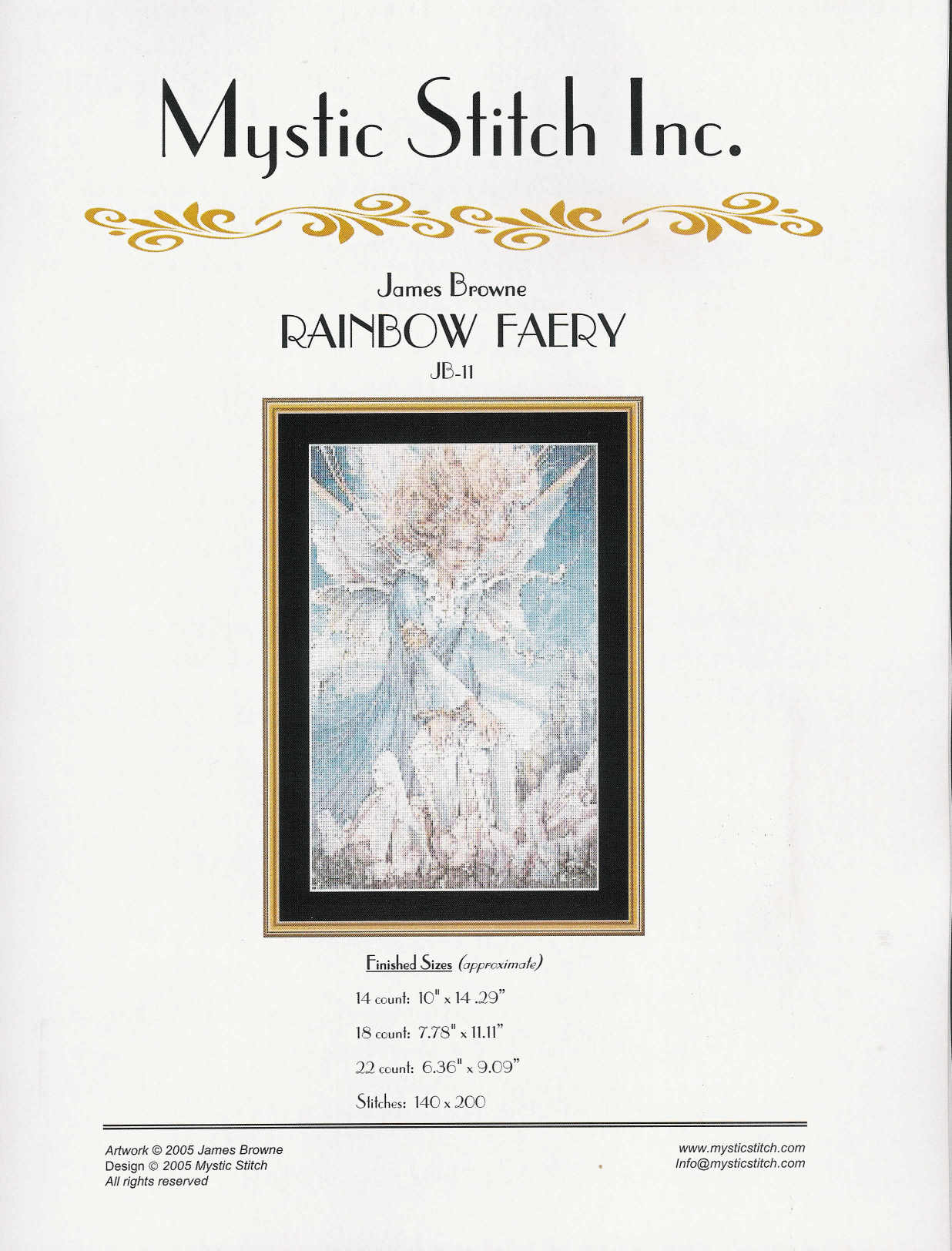 rainbow fairy. Mystic stitch (i have)