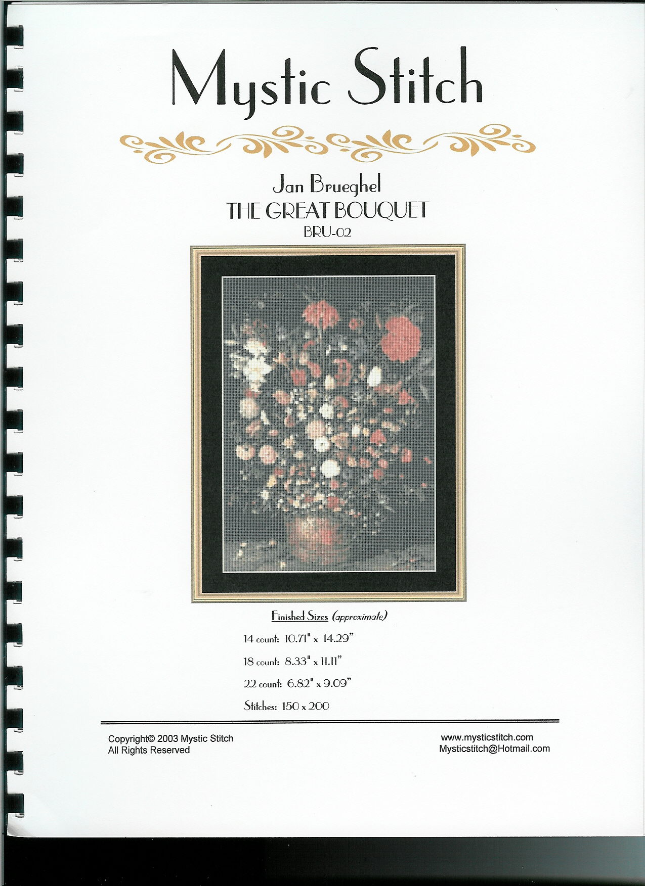 The Great Bouquet. Mystic stitch (i have)