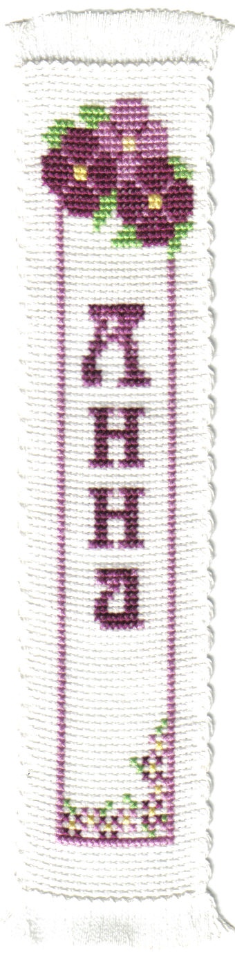 закладка 'Анютины глазки'. Мои работы