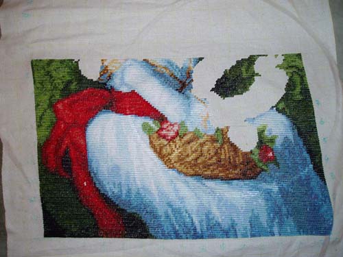 гобеленовый стежок.. Мария Бурбонская 