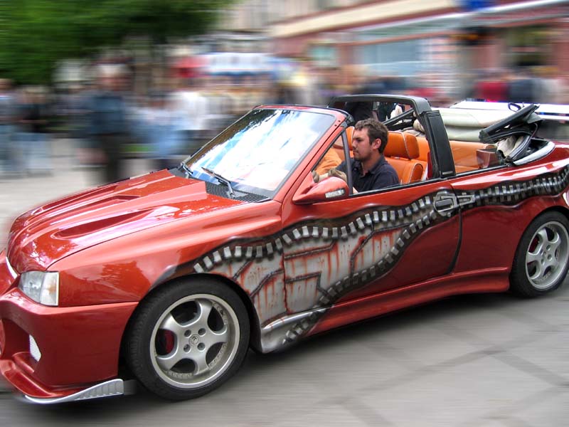 За рулем не сын. 