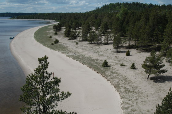 пляж на Койонсаари. Ладога 2006