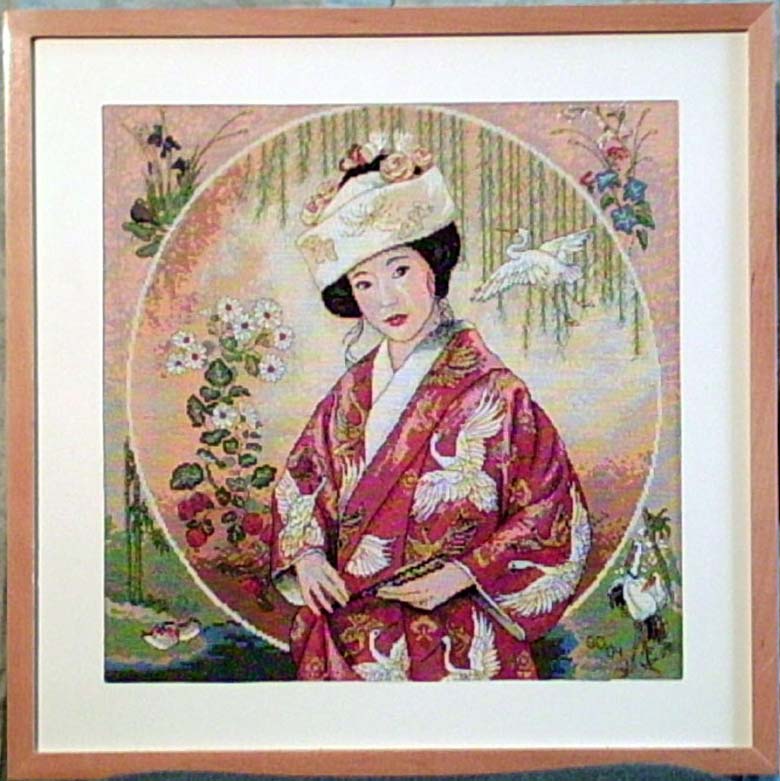 Японка в круге. ЯПОНИЯ