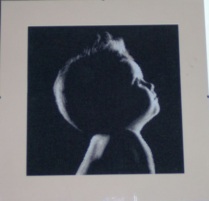 'Dziecko'. Haft krzyżykowy