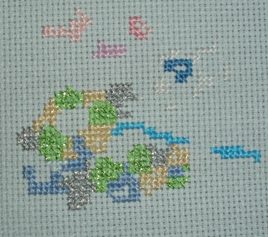 от Oksanchik сине-фиолетовая гамма. 1 этап