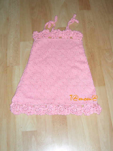 Розовое платье. Детские вещички