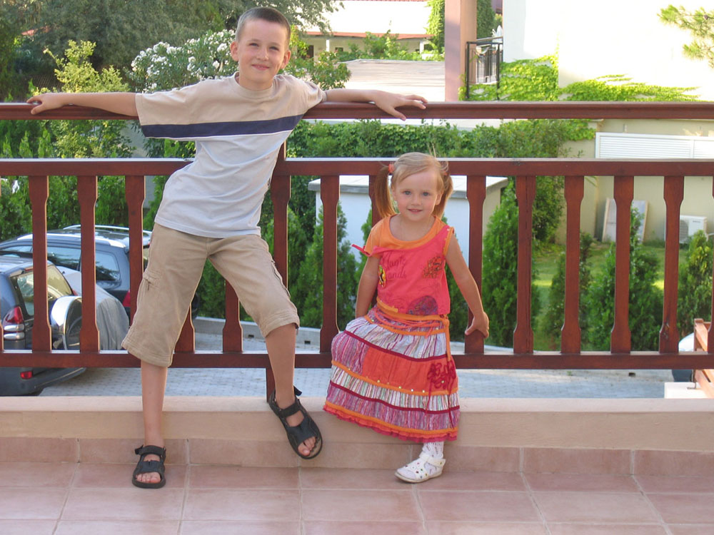 В отеле. Греция 2006