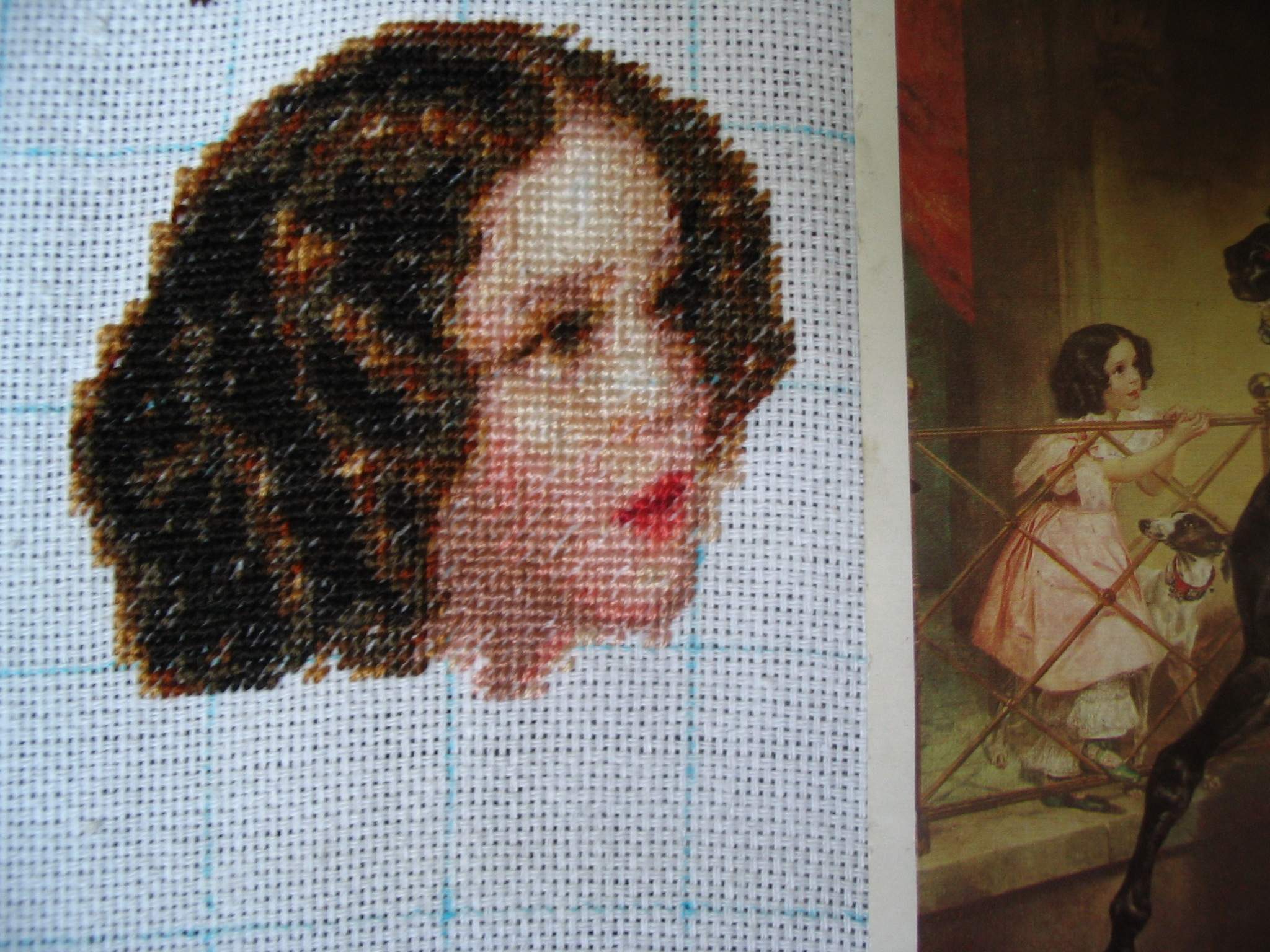 Девочка, фрагмент. Всадница (закончена 22.02.07)