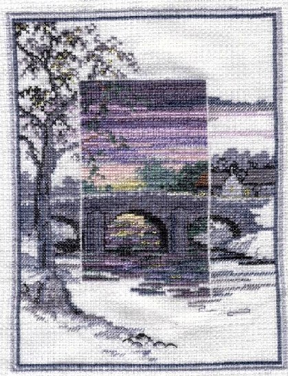 The old bridge. Мои вышивки