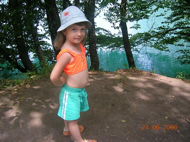 голубое озеро. 