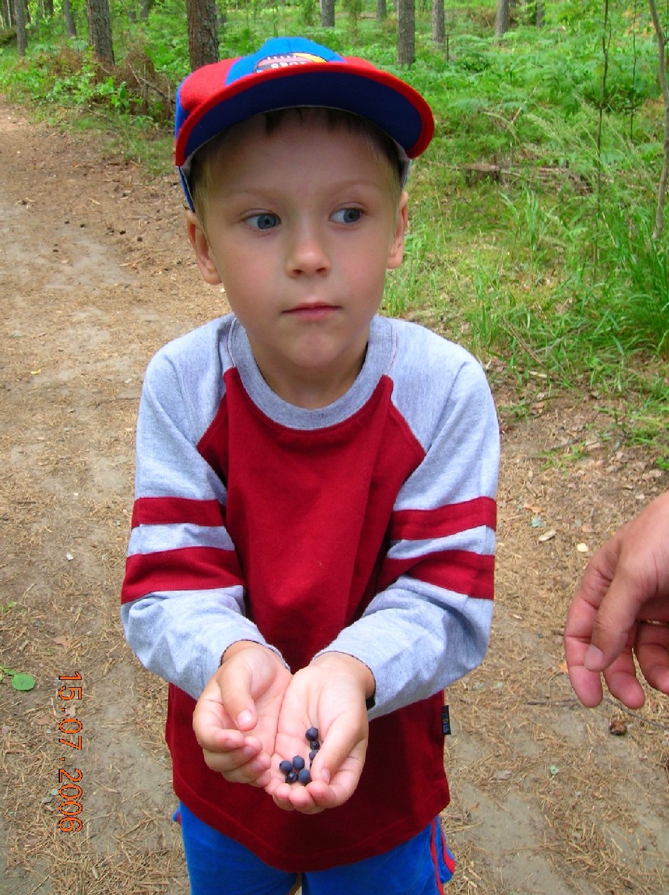 Мой мелкий с черникой. поездка в Финляндию
