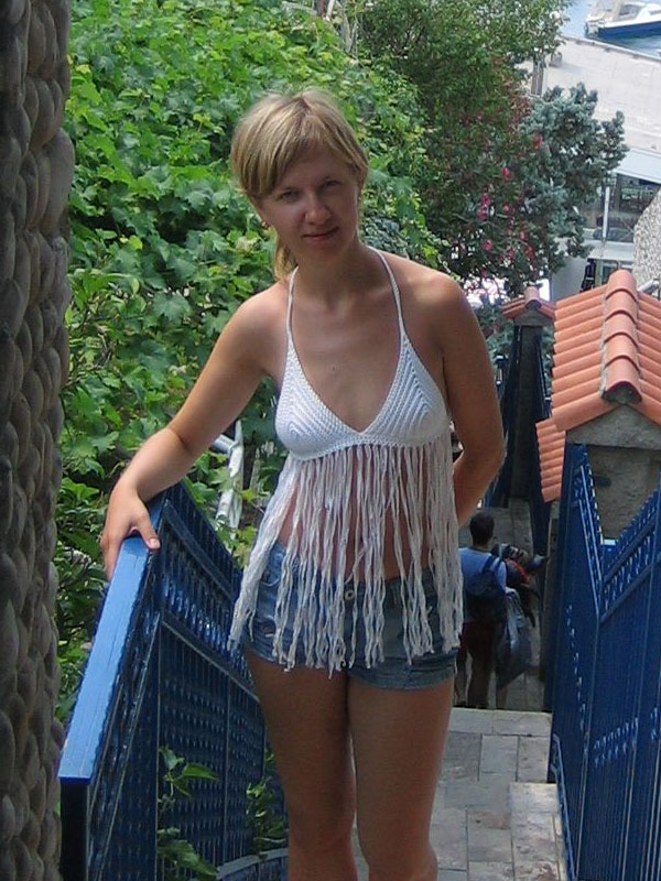 Белый топ из Filati 26