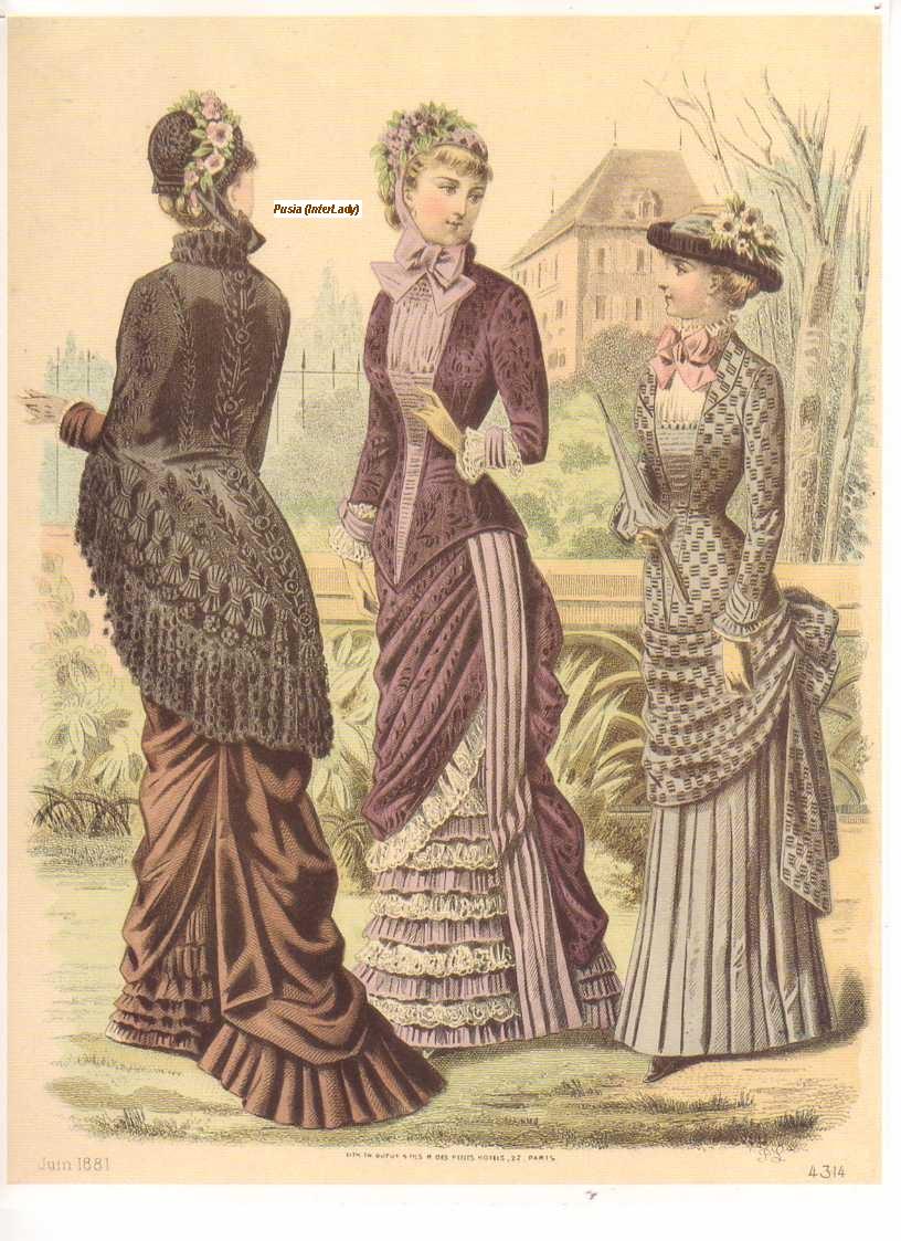 Three Victorian Ladies. Three Victorian Ladies