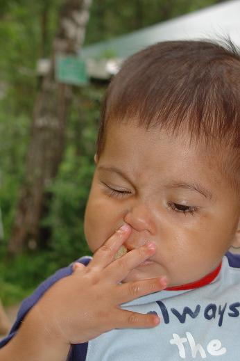 Хемингуэй(вместо сигары картошка фри). Третий сын и первые два:-)