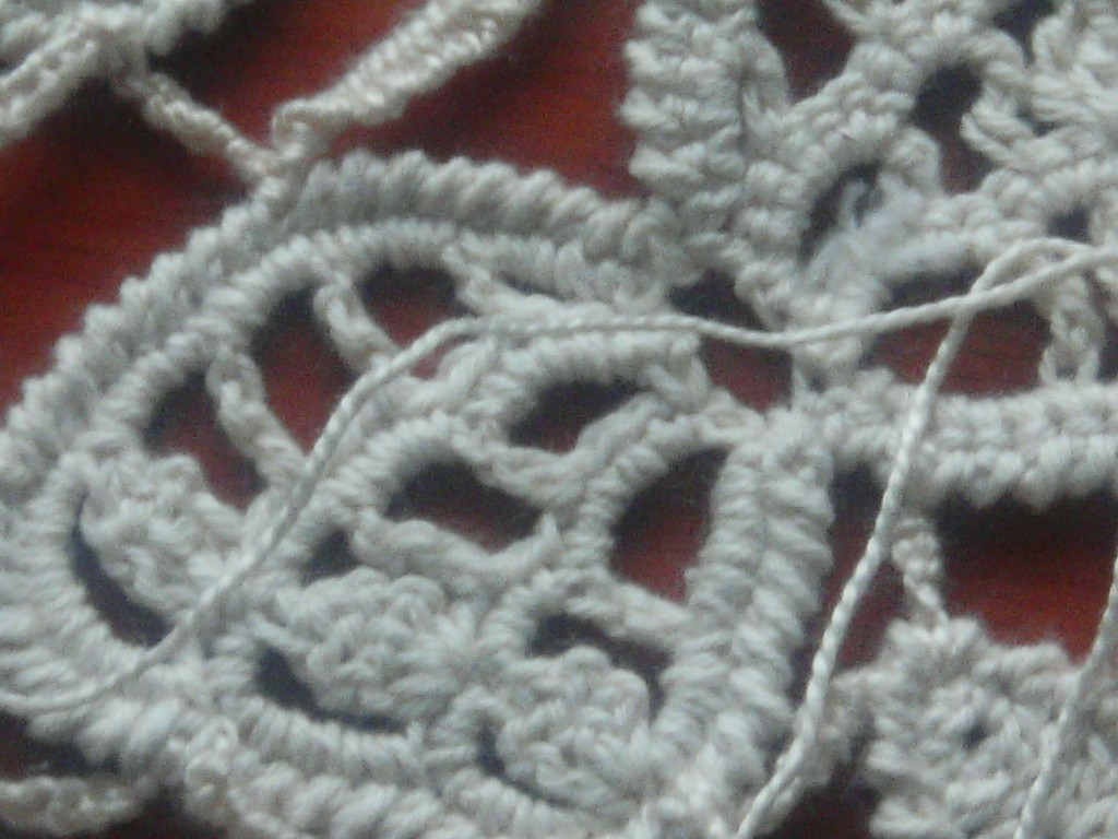 Проба пера в ирландском вязании.. 