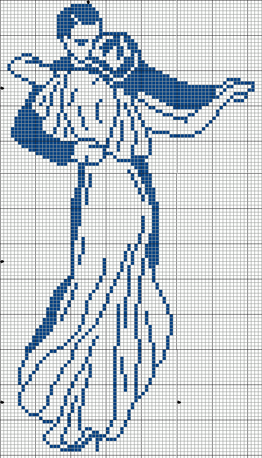 Танец в поле схема вышивки