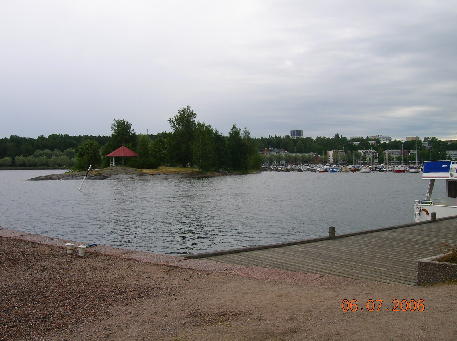 пристань. поездка в Финляндию