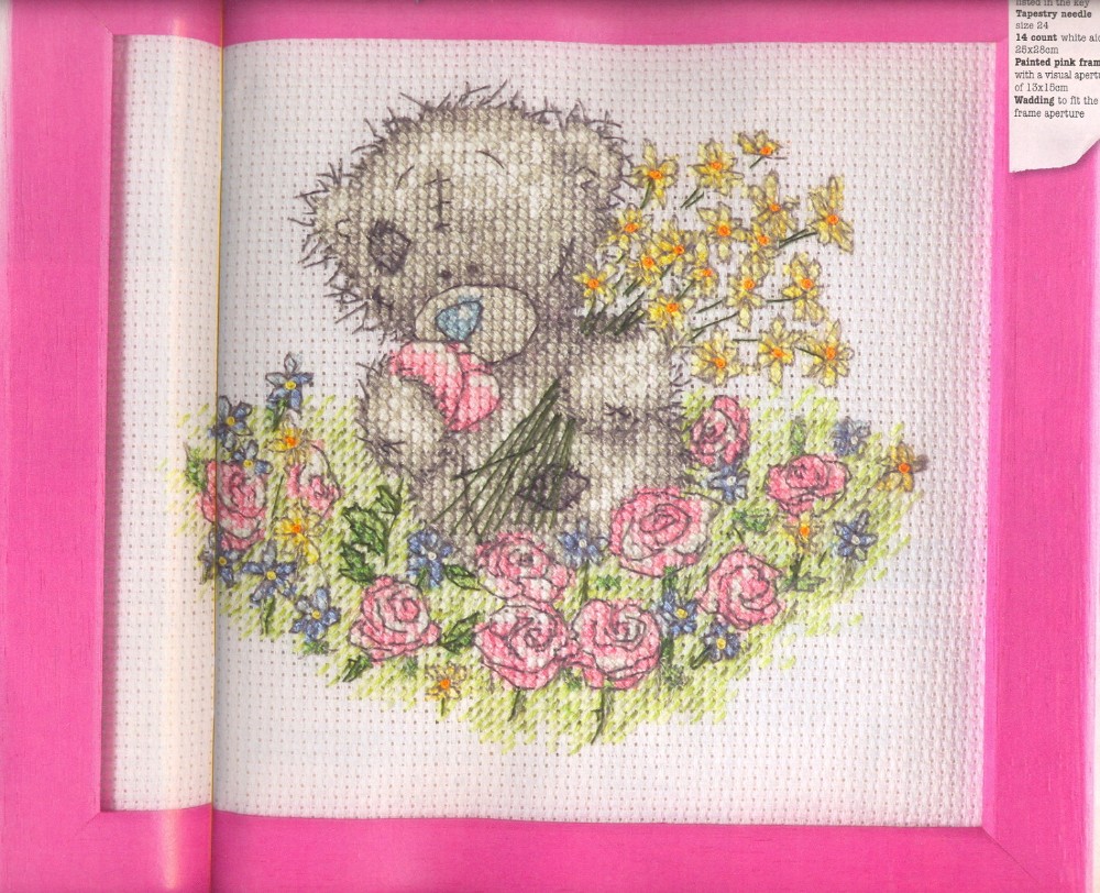 Мишка Тэддик в клумбе цветов. Мои планы