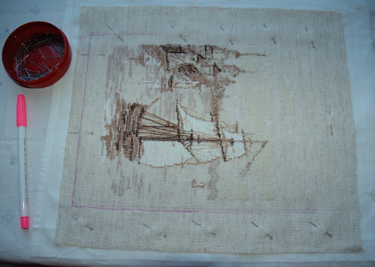 Скололи.. Оформление в раму