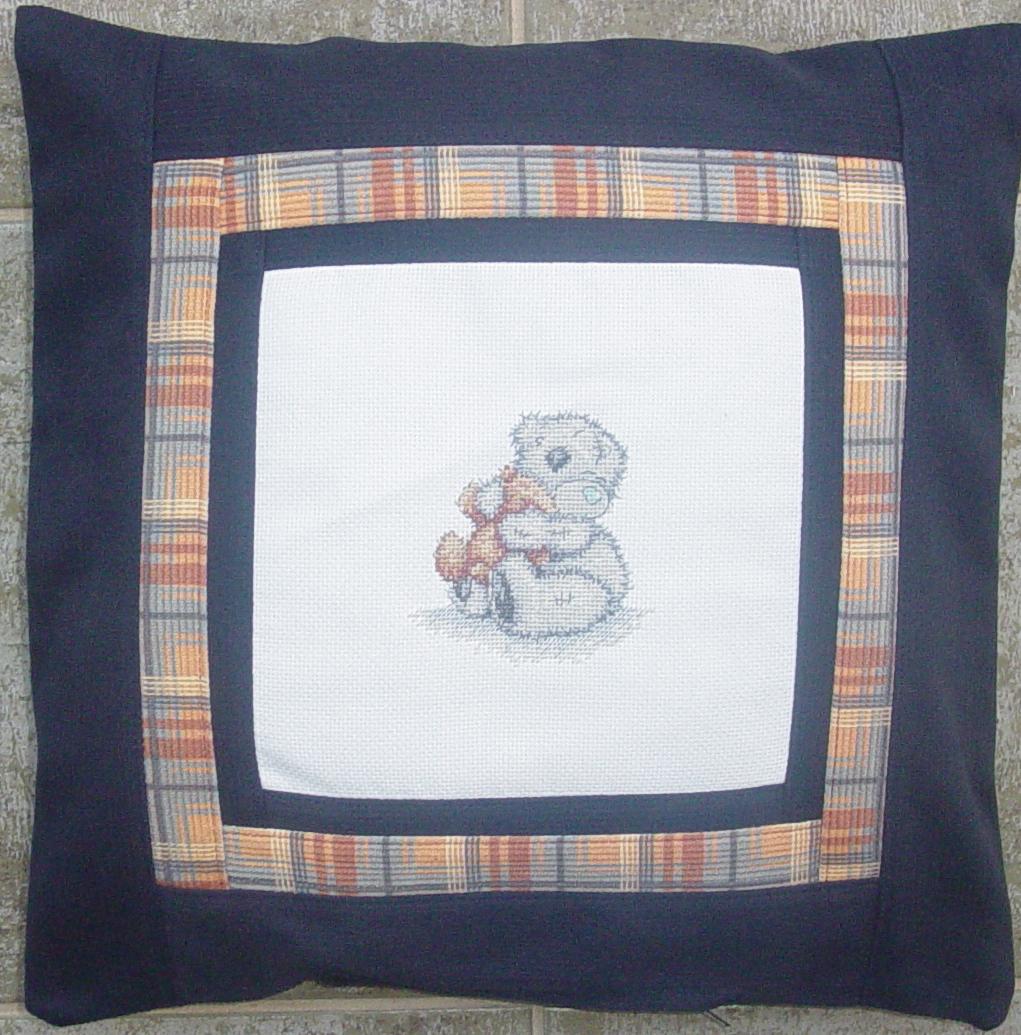 Подушка для крестницы. Мои работы
