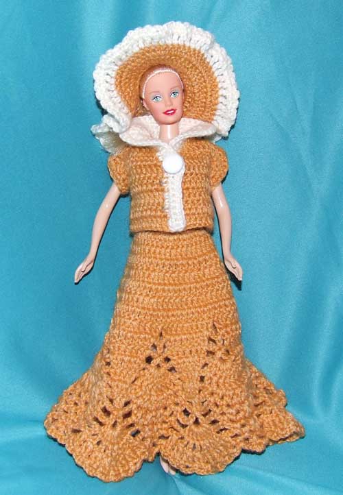 Оранжевый костюмчик. Одежка для барби