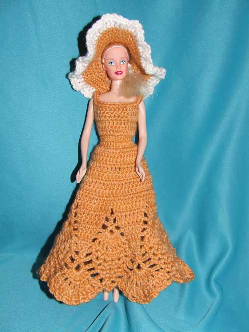 Оранжевый костюмчик без жакетика. Одежка для барби