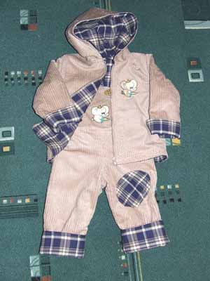 Костюмчик племяннику. Шитье