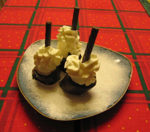 шоколадно-банановый десерт. готовим дома