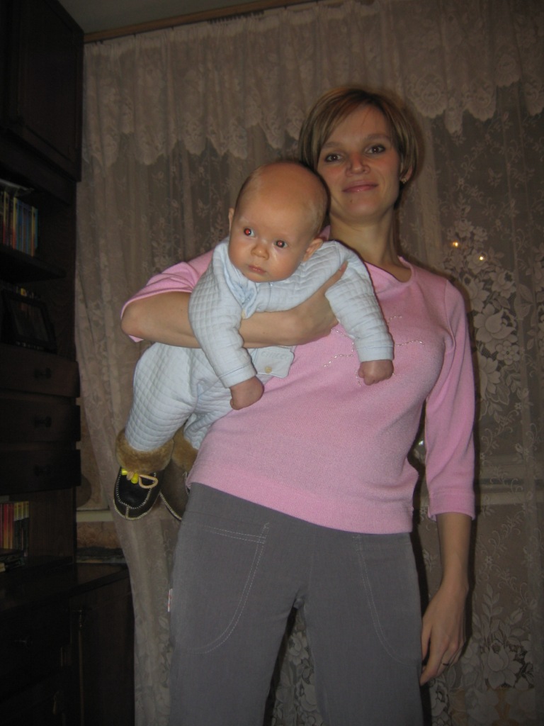 С мамой. Арсеня